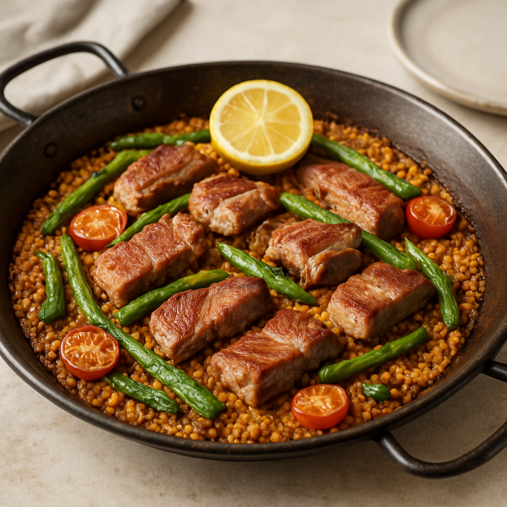 Paella Secreto ibérico (2 pax. min.)