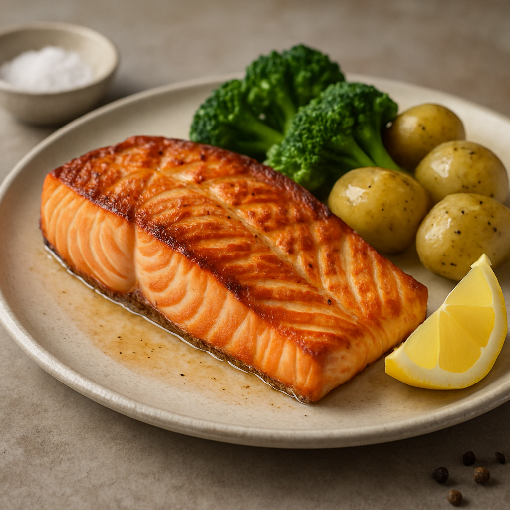 Salmón a la plancha