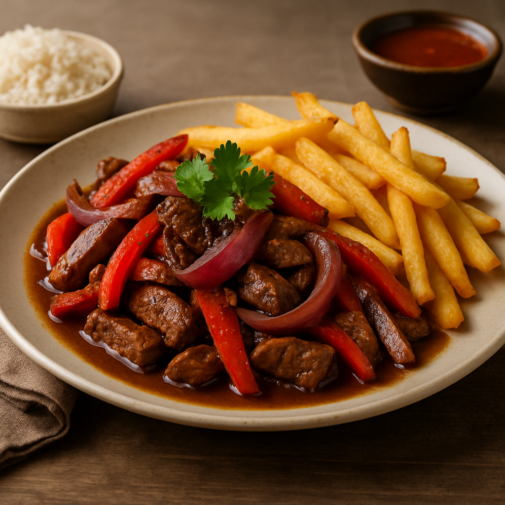 Lomo saltado de carne