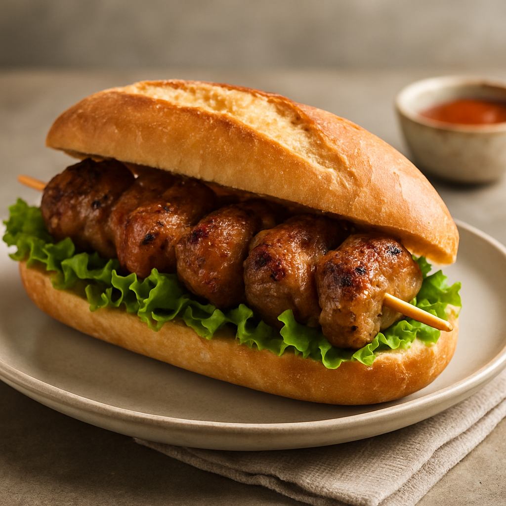 Bocadillo de Pincho Moruno