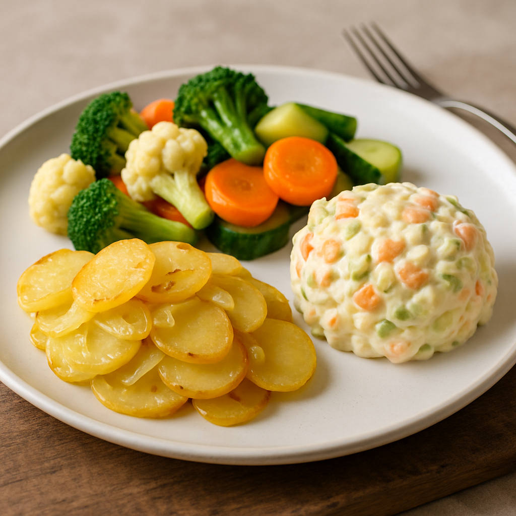 Guarnición extra (Verduras, patatas a lo pobre, rusa...)