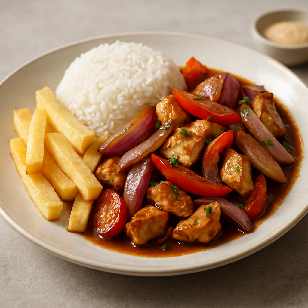 Saltado de pollo