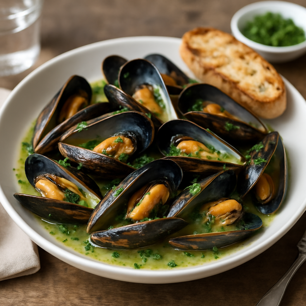 Mejillones en salsa