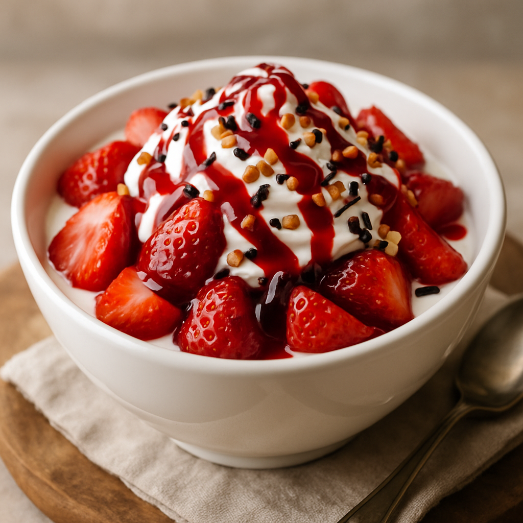 Fresas con Crema