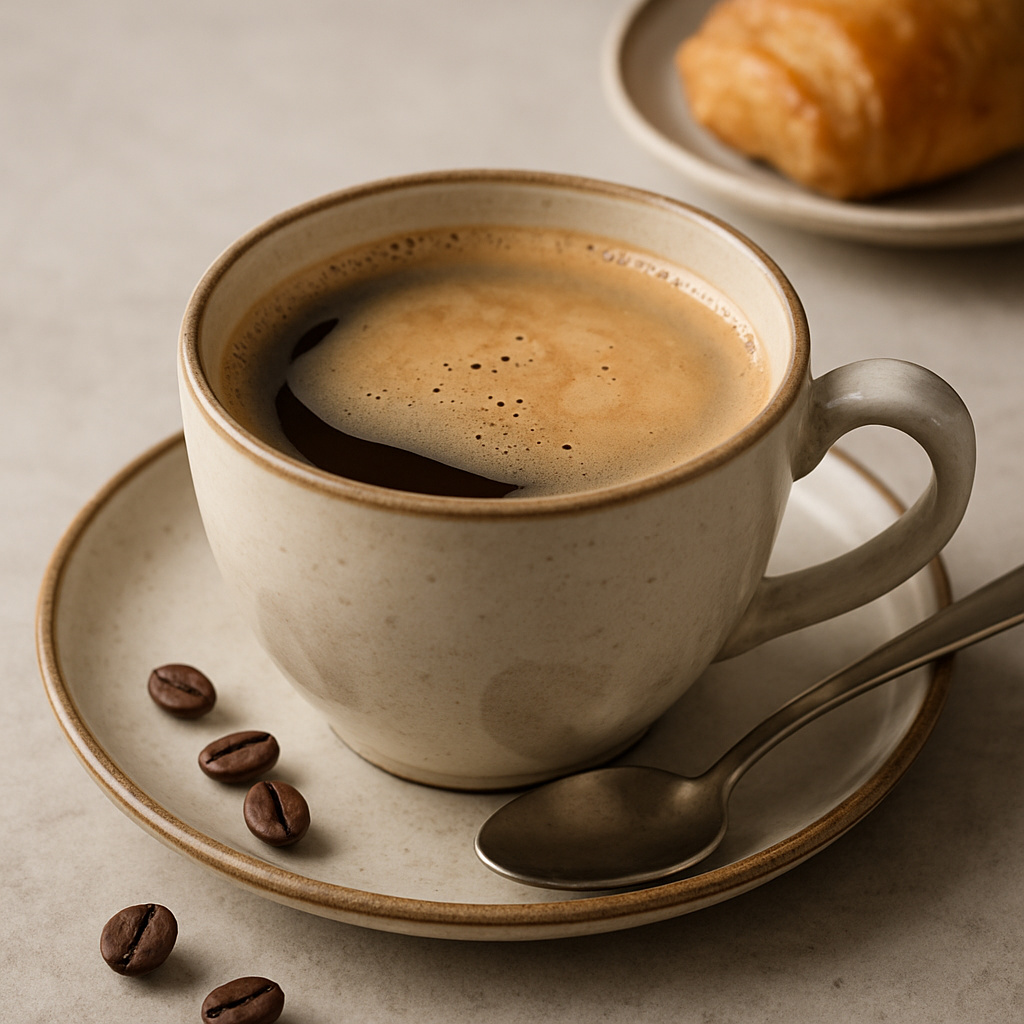 Café negro o con leche