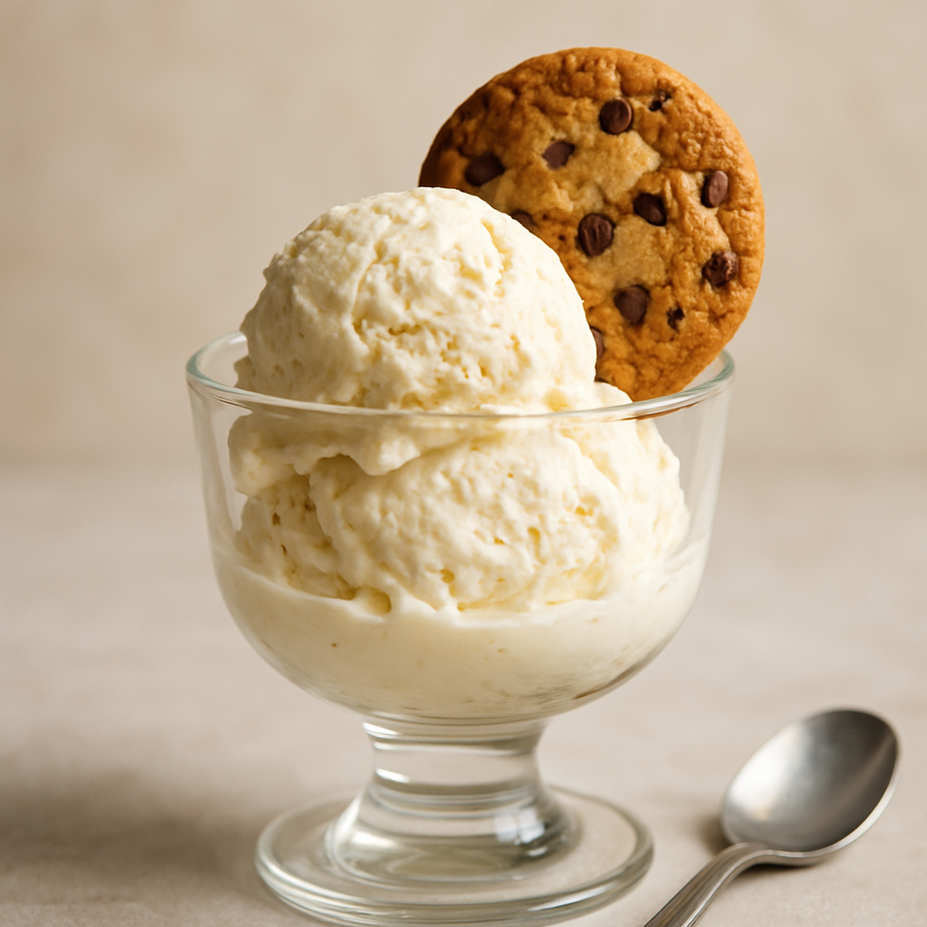 Helado con galeta