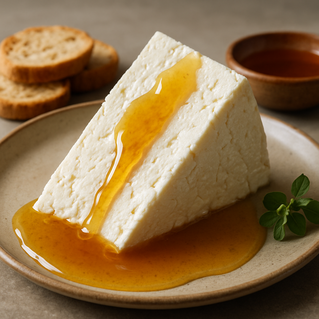 Queso con miel