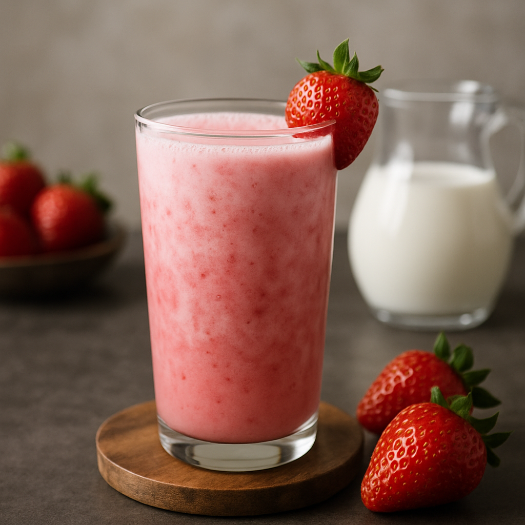 Jugo fresa/leche