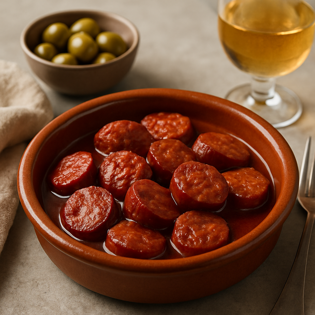 Chorizo a la sidra