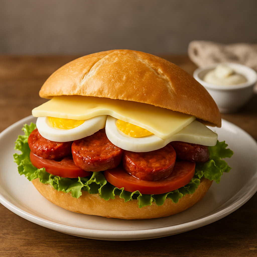 Pan con chorizo